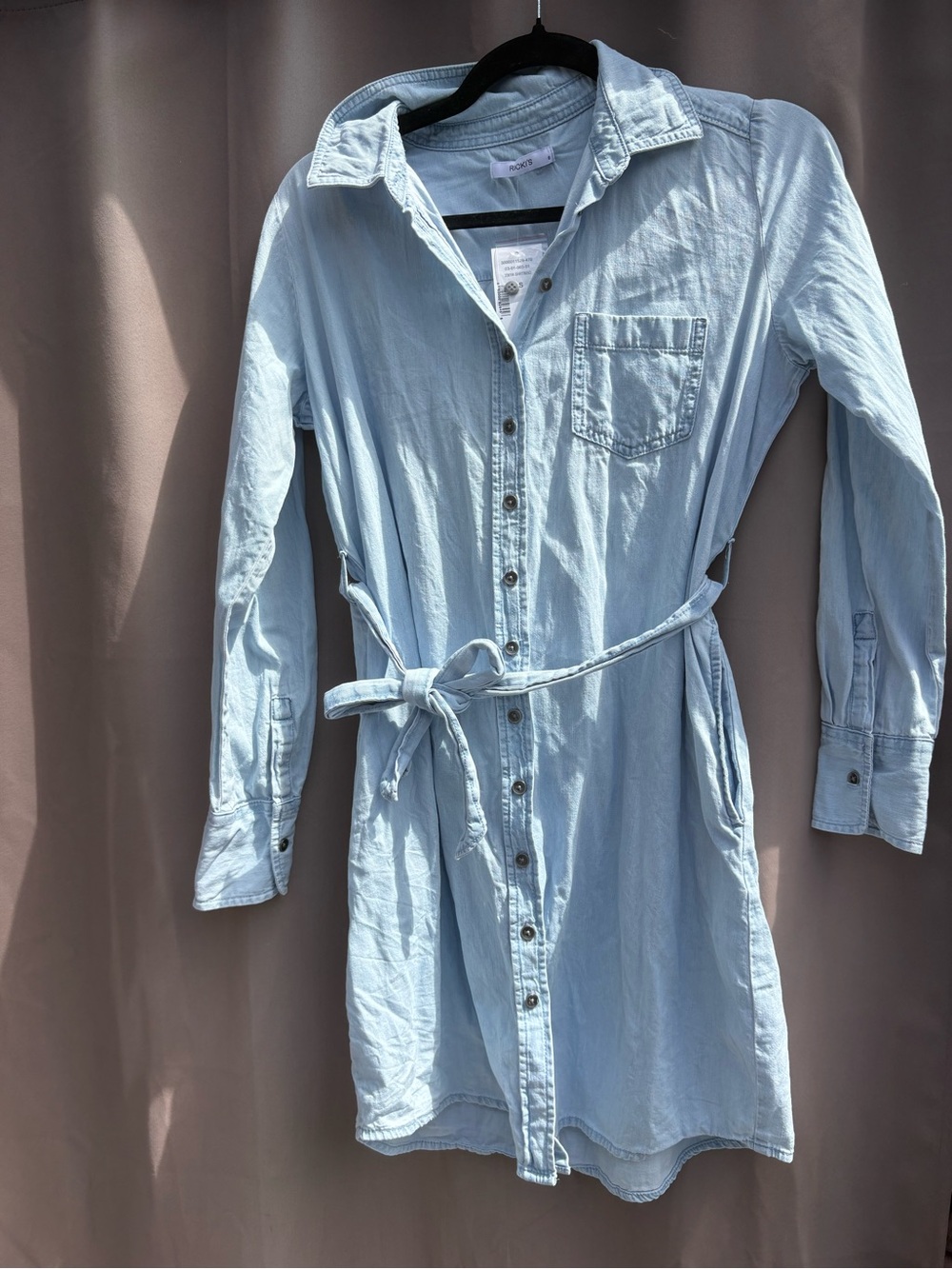 Ricki's Light Blue Button-Up Dress